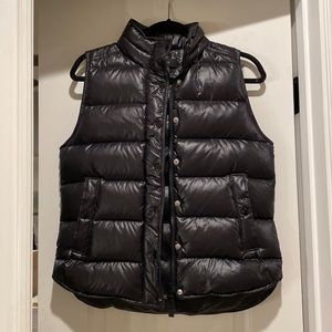 J.Crew Black Puffer Vest